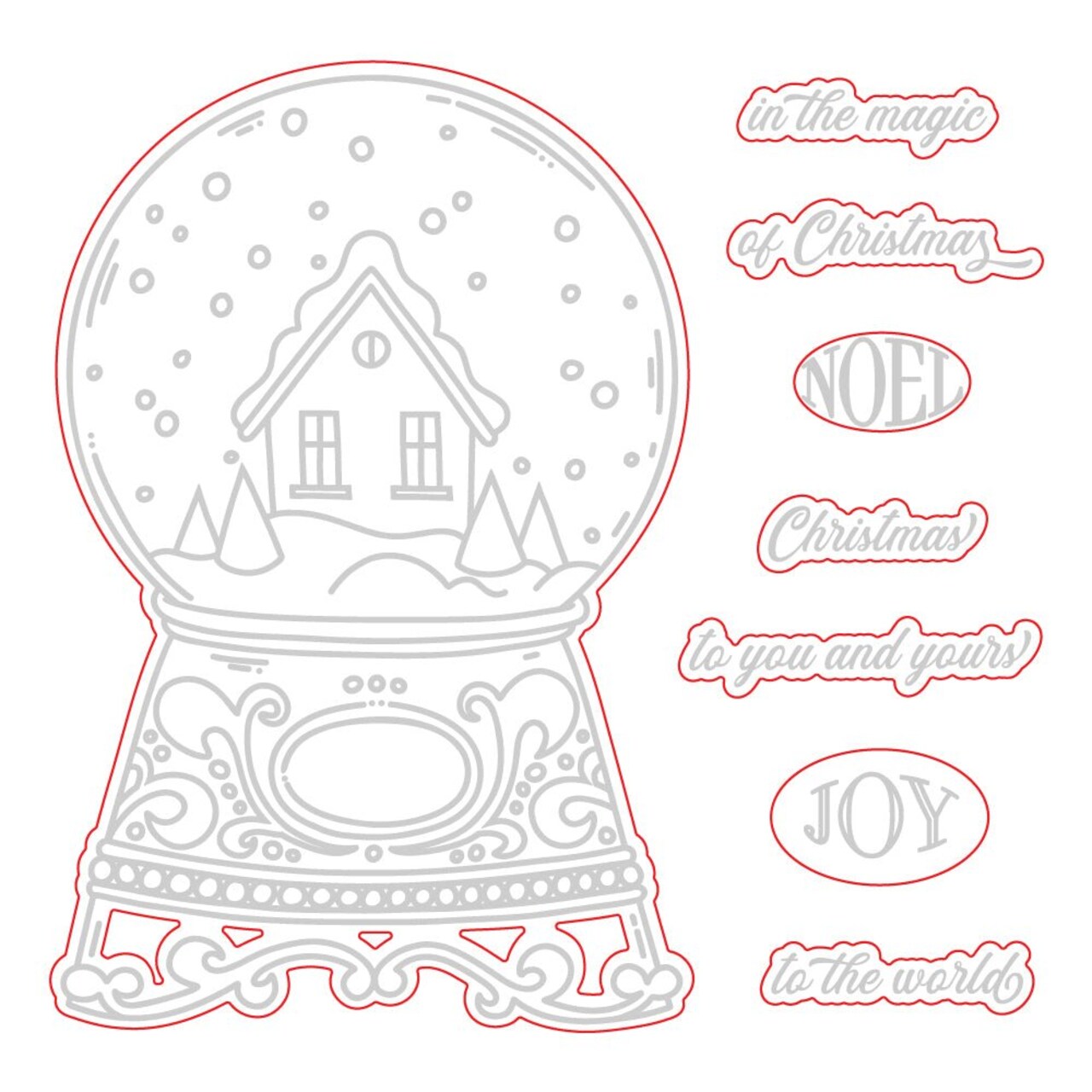 Believe In The Magic - Honey Cuts - Coordinating Dies RETIRING